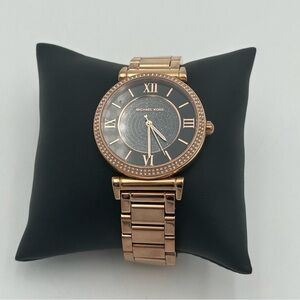 Michael Kors Rose Gold Roman Numeral Watch